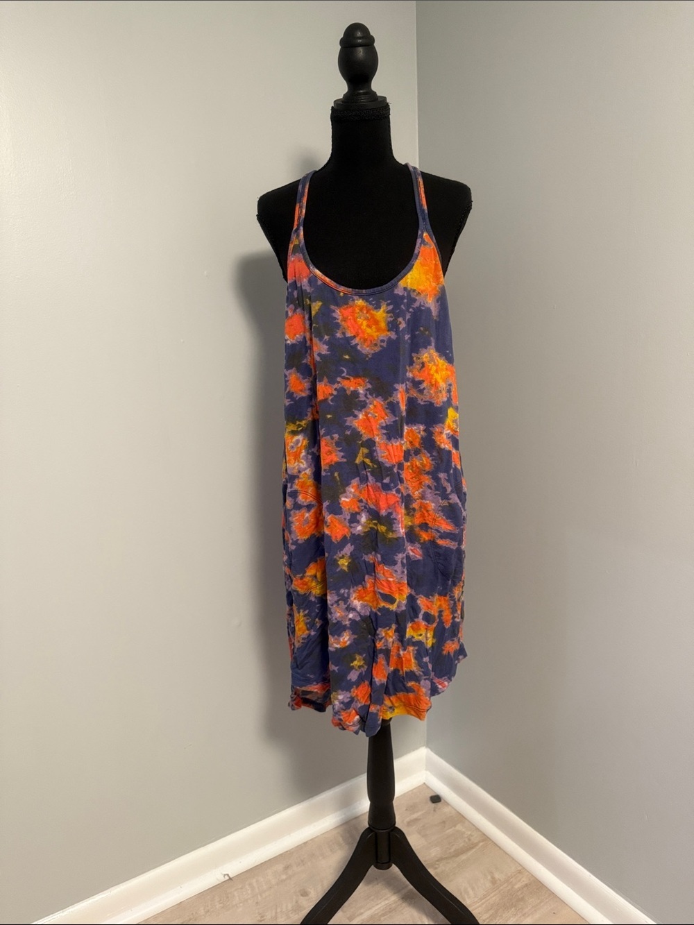 VENUS Multicolor Tie-Dye Mini Dress